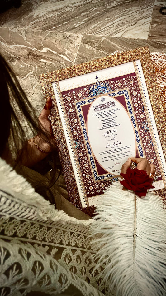 Nikah Nama Certificate