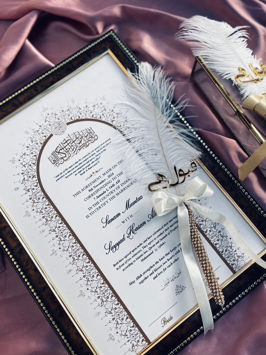 Nikah Nama Certificate