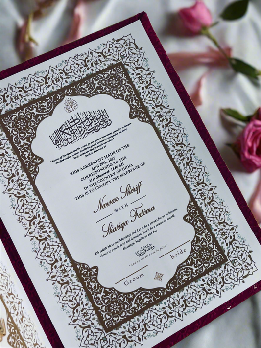 Nikahnama Booklet