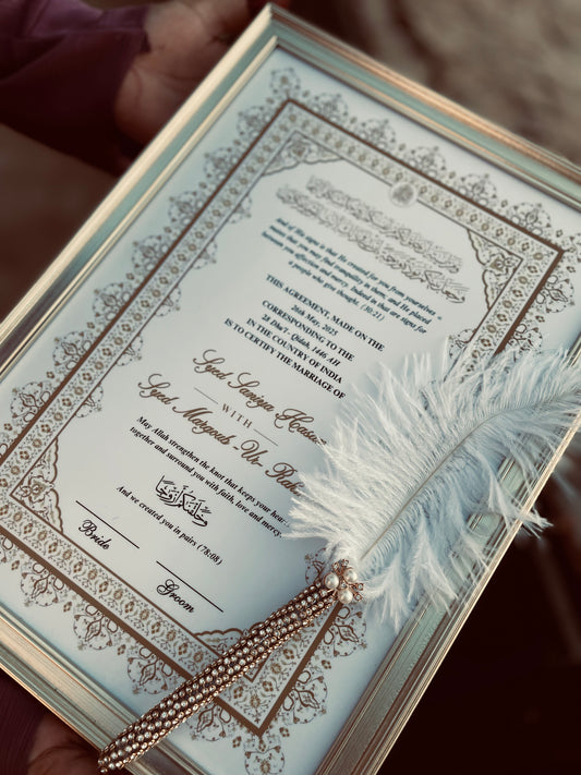Nikah Nama Certificate