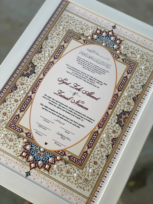 Nikah Nama Certificate
