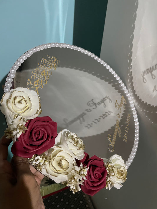Nikah Munh Dikhai Premium Mirror