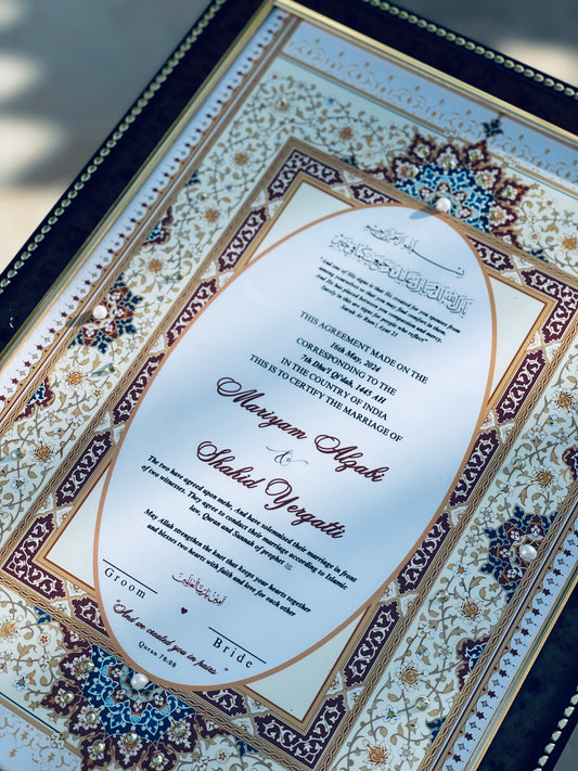 Nikah Nama Certificate