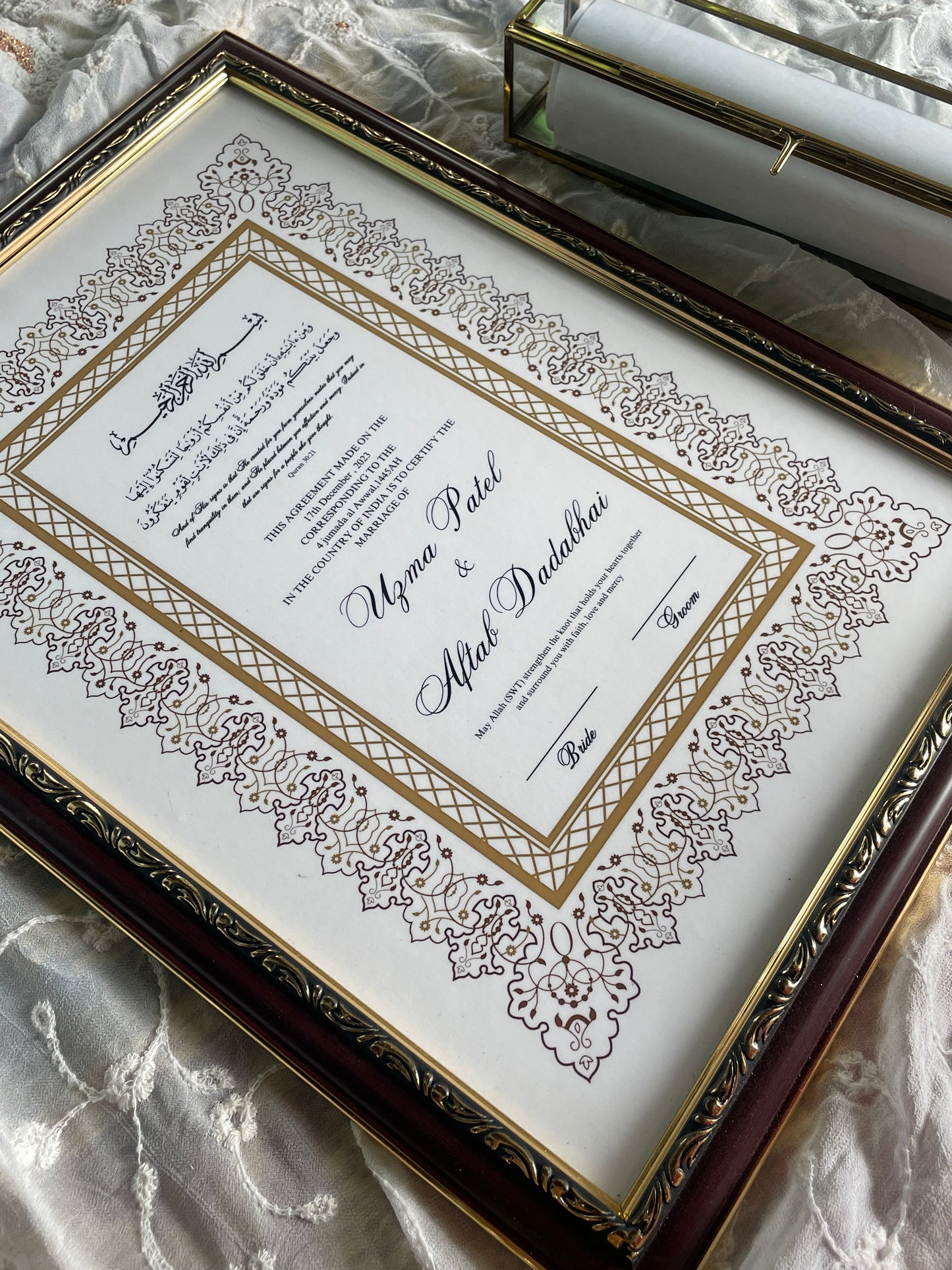 Nikah Nama Certificate