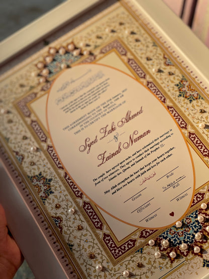 Nikah Nama Certificate