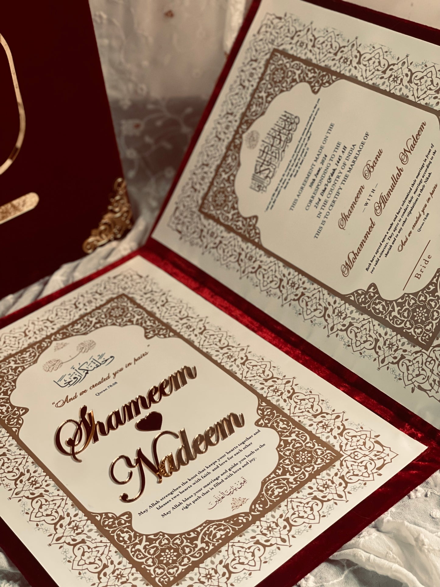 Premium NikahNama Booklet