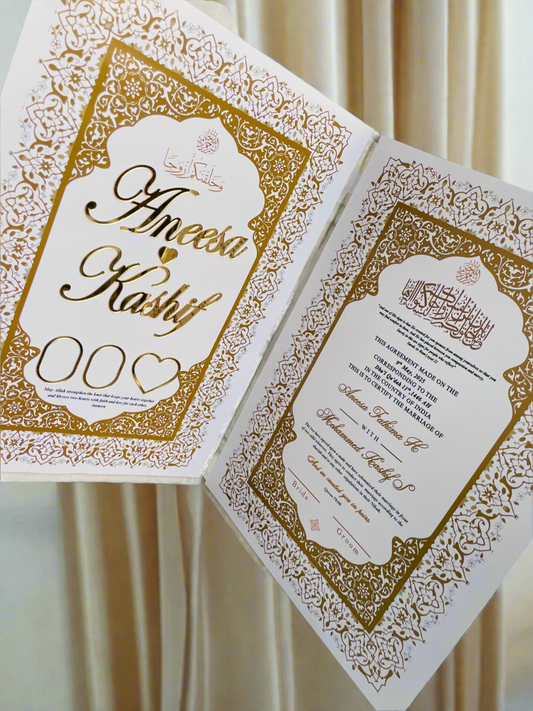 Nikahnama Booklet