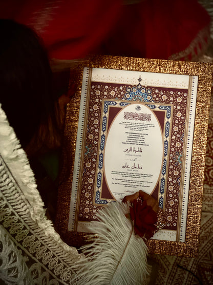 Nikah Nama Certificate