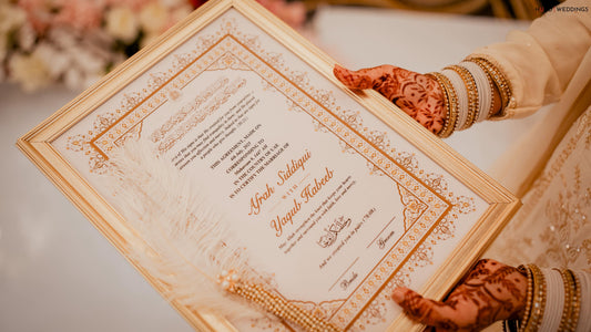 Luxurious Nikah Nama