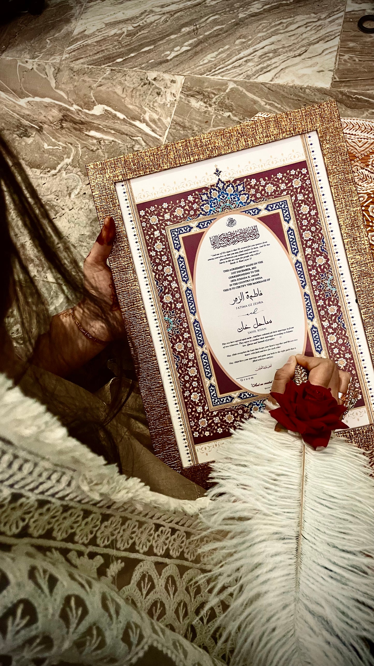 Nikah Nama Certificate