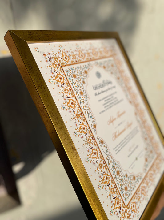 NikahNama and Frame