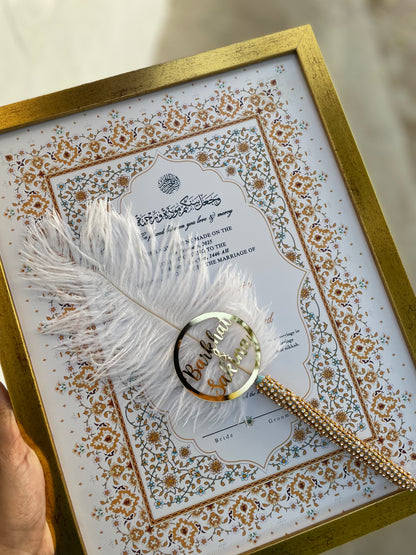 NikahNama and Frame